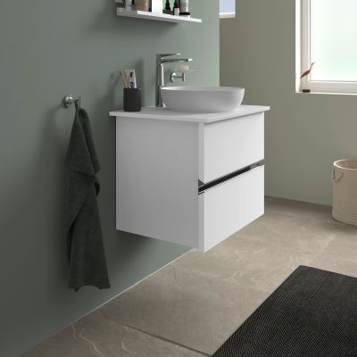 Duravit Sivida szafka 64,5x47,5x54,8 cm podumywalkowa wisząca biała-chrom SV4657010180000