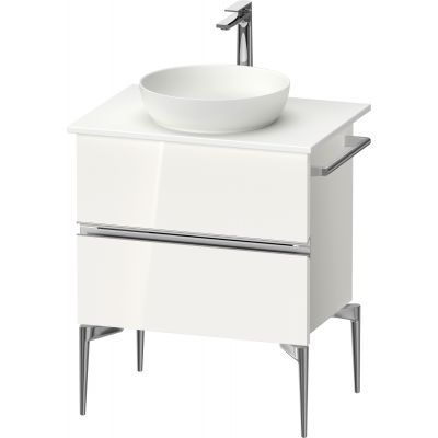 Duravit Sivida szafka 64,5x47,5x54,8 cm podumywalkowa wisząca biała-chrom SV4657010220000