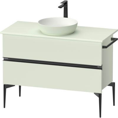 Duravit Sivida szafka 104,5x47,5x54,8 cm podumywalkowa wisząca czarna-zielona SV46590BDHH0000