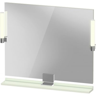 Duravit Sivida lustro 85x65 cm prostokątne z oświetleniem chrom-zielony SV7422010HH0000