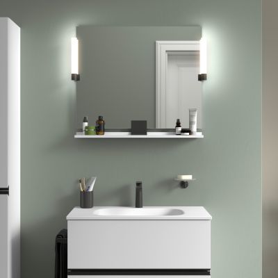 Duravit Sivida półka 80 cm biała-czarna SV74320BD180000