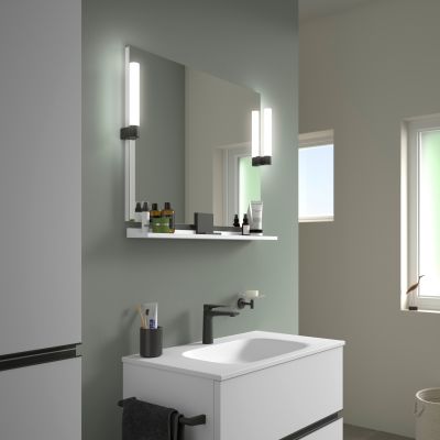 Duravit Sivida półka 80 cm biała-czarna SV74320BD180000