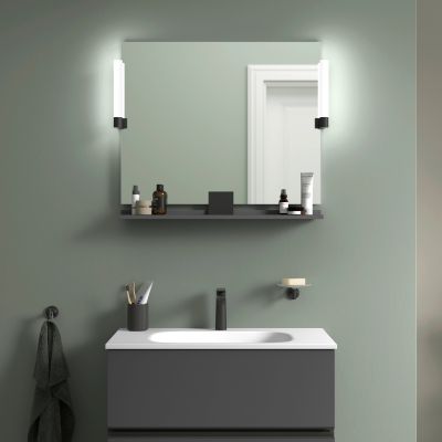 Duravit Sivida półka 80 cm czarna-grafitowa SV74320BD490000