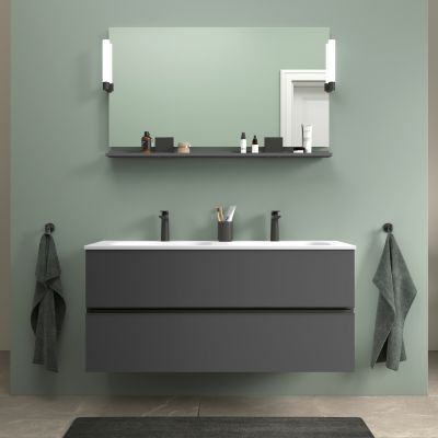 Duravit Sivida półka 120 cm czarna-grafitowa SV74340BD490000