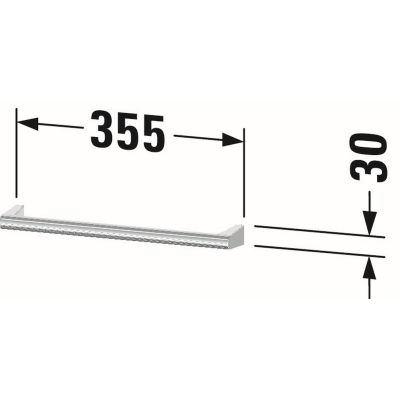 Duravit Sivida wieszak czarny diament SV90540BDBD0000