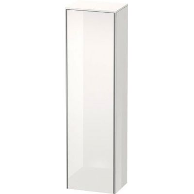 Duravit XSquare szafka boczna 176 cm wysoka wisząca lewa biały połysk XS1313L2222