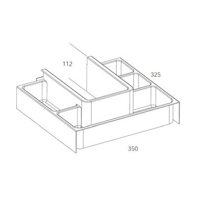 Elita Ambio szafka 60 cm podumywalkowa biała 165883