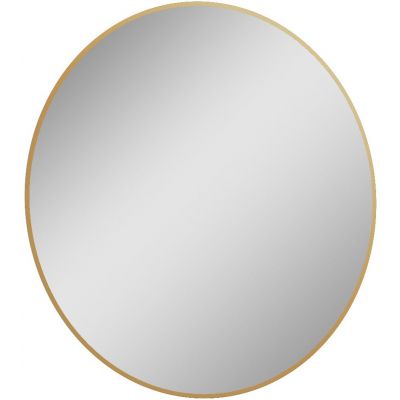 Elita Sharon lustro 100 cm okrągłe z oświetleniem LED złote 168129