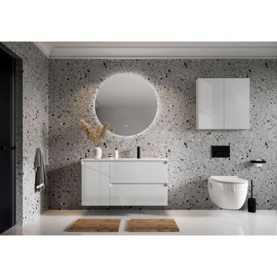 Elita Split szafka 120x45,8x63,5 cm podumywalkowa wisząca prawa biały połysk RE011205258060