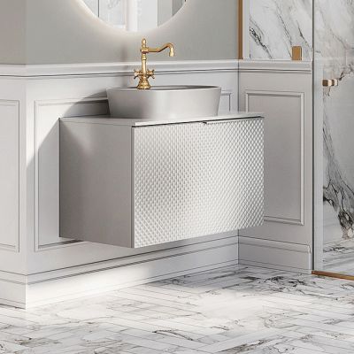 Elita Glam szafka 122x47,1x54 cm podumywalkowa wisząca white matt RE011200165290