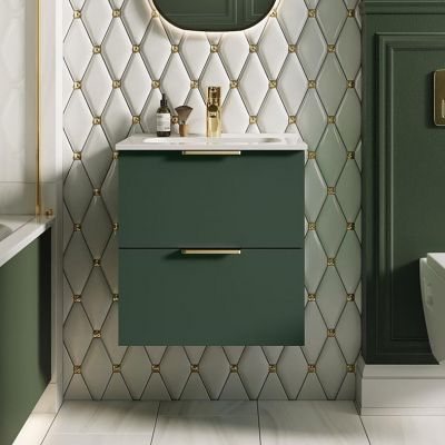 Elita Street Plus umywalka z szafką 51,3 cm forest green matt RE020500107010