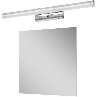 Zestaw Elita Sote lustro 80x80 cm kwadratowe z kinkietem Rabalux Turgon 1x20W chrom (RE065802000010, 75017)