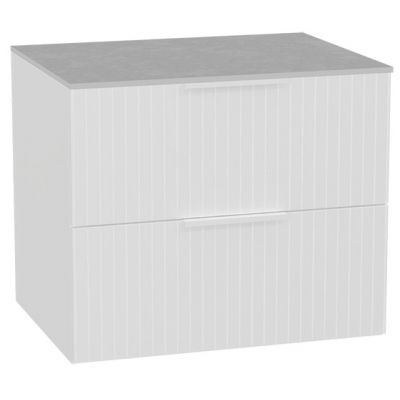 Excellent Tuto 2.0 szafka 60 cm podumywalkowa wisząca z blatem biały-szary MLEX.2172.K.60.03SJ.WHWH