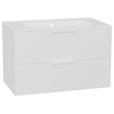 Zestaw Excellent Tuto 2.0 szafka 80 cm podumywalkowa wisząca z umywalką Pik biały MLEX.2172.K.80.0265.WHWH