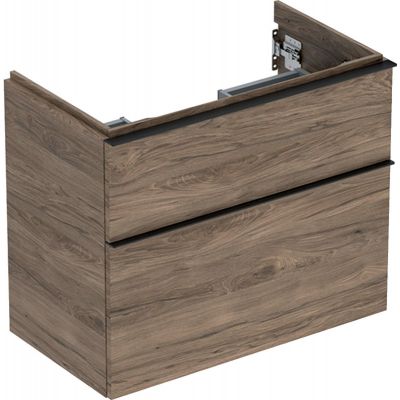 Geberit iCon szafka 74 cm podumywalkowa wisząca orzech hickory/lava mat 502.308.JR.1