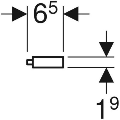 Geberit iCon wieszak na ręczniki czarny mat 502.328.14.1