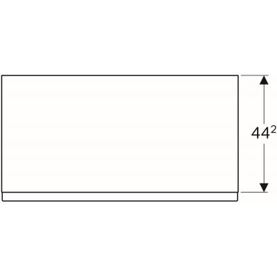 Geberit iCon szafka 89 cm stojąca boczna biały mat 841090000