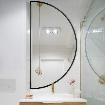 Guarda Musa lustro 60x90 cm czarny FOR-MUS-CZARNY-60X90