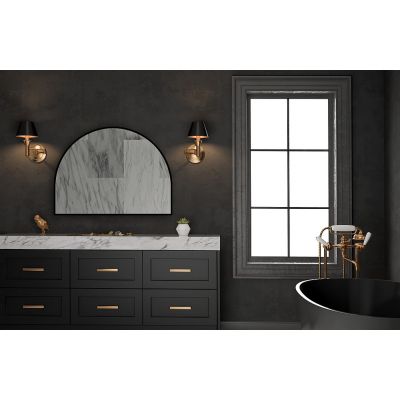 Guarda Musa lustro 110x80 cm czarny FOR-MUS-CZARNY-110X80