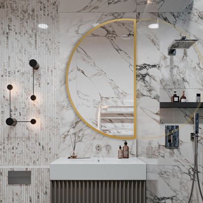 Guarda Musa lustro 60x90 cm złoty FOR-MUS-ZLOTY-60X90