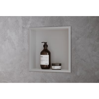 Hansgrohe XtraStoris Original półka wnękowa 30 cm szary beton 56093380