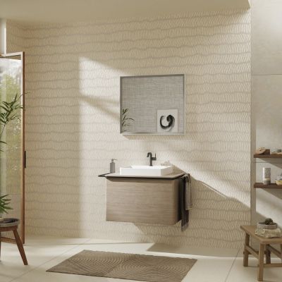 Hansgrohe Xelu Q blat naszafkowy 78x55 cm dąb 54094230