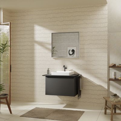 Hansgrohe Xelu Q blat naszafkowy 78x55 cm szary 54094910
