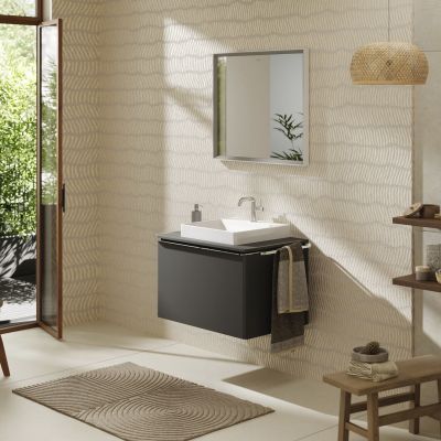 Hansgrohe Xelu Q blat naszafkowy 78x55 cm szary 54094910