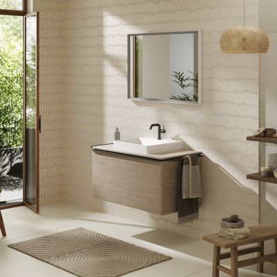 Hansgrohe Xelu Q blat naszafkowy 98x55 cm dąb 54095230