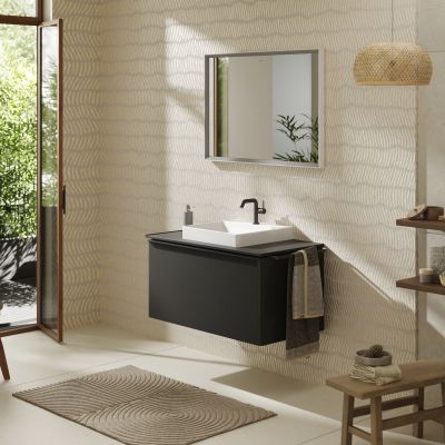 Hansgrohe Xelu Q blat naszafkowy 98x55 cm szary 54095910