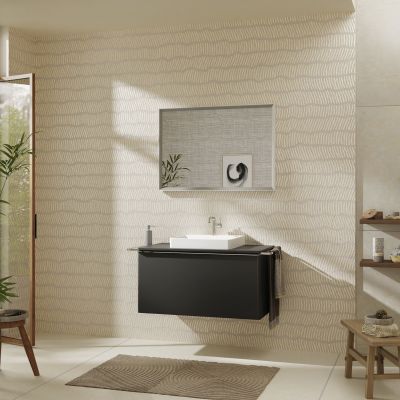 Hansgrohe Xelu Q blat naszafkowy 98x55 cm szary 54095910