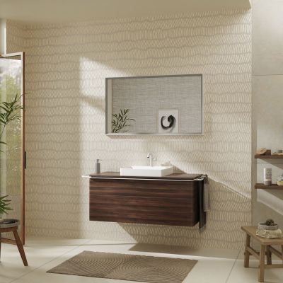 Hansgrohe Xelu Q blat naszafkowy 118x55 cm orzech 54096630