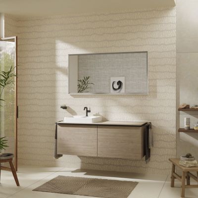 Hansgrohe Xelu Q blat naszafkowy 136x55 cm dąb 54097230