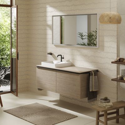 Hansgrohe Xelu Q blat naszafkowy 136x55 cm dąb 54097230