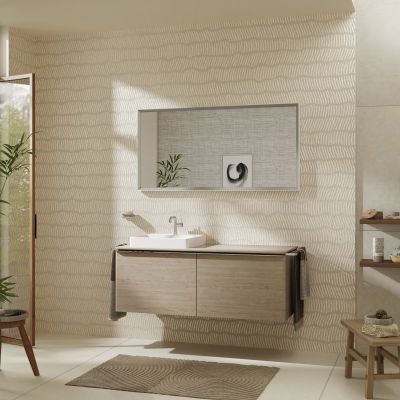 Hansgrohe Xelu Q blat naszafkowy 136x55 cm dąb 54097230
