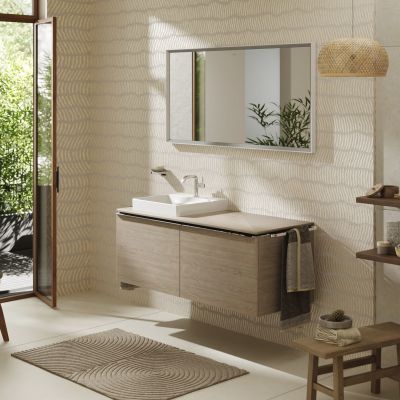 Hansgrohe Xelu Q blat naszafkowy 136x55 cm dąb 54097230