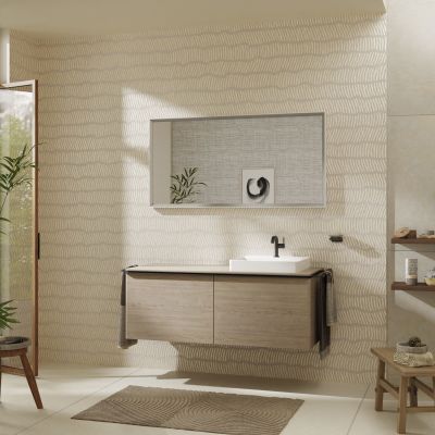Hansgrohe Xelu Q blat naszafkowy 136x55 cm dąb 54098230