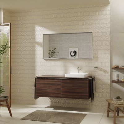 Hansgrohe Xelu Q blat naszafkowy 136x55 cm orzech 54098630