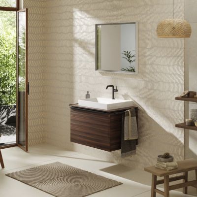 Hansgrohe Xelu Q blat naszafkowy 78x55 cm orzech 54109630