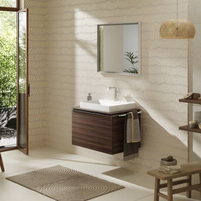 Hansgrohe Xelu Q blat naszafkowy 78x55 cm orzech 54109630