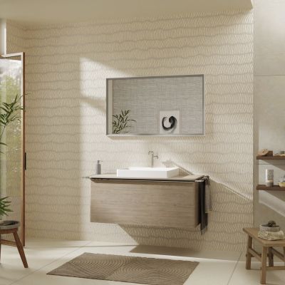 Hansgrohe Xelu Q blat naszafkowy 118x55 cm dąb 54111230