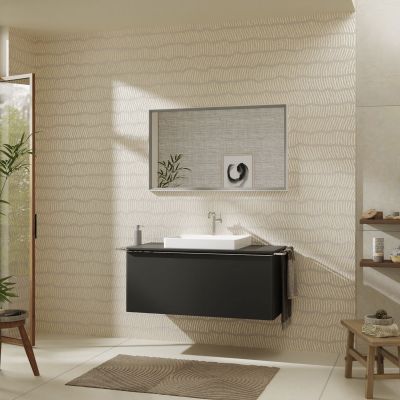 Hansgrohe Xelu Q blat naszafkowy 118x55 cm szary 54111910