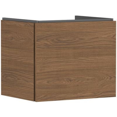 Zestaw Hansgrohe Xevolos E umywalka z szafką Xilesa E 60 cm dąb (54253550, 61092450)