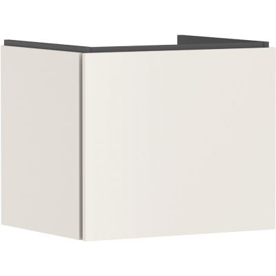 Zestaw Hansgrohe Xelu Q umywalka z szafką Xilesa E 60 cm piaskowy (54253780, 61016450)