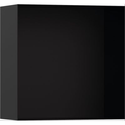 Hansgrohe XtraStoris Minimalistic półka wnękowa 30x30x14 cm czarny mat 56079670