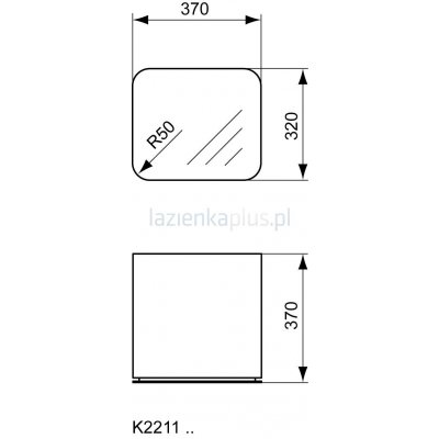 Ideal Standard Moments szafka boczna 37 cm K2211SV
