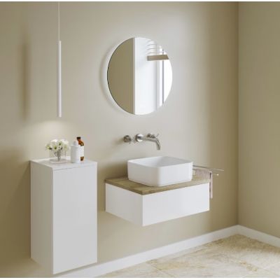 Kronenbach Moon lustro 80x80 cm okrągłe z oświetleniem z matą grzewczą KBM80