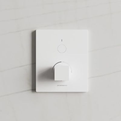 Kronenbach Smart Push bateria prysznicowa podtynkowa biały mat 19045001WM