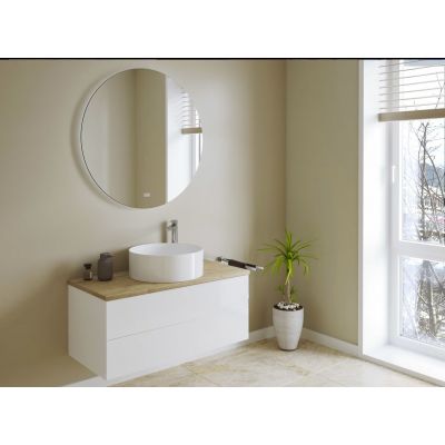 Kronenbach Moon lustro 120x120 cm okrągłe z oświetleniem z matą grzewczą KBM120