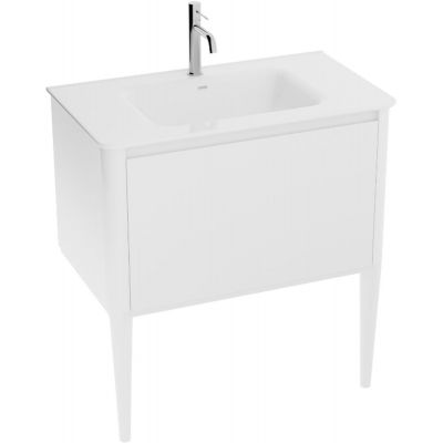 LaVita Mesa umywalka z szafką 80 cm białą